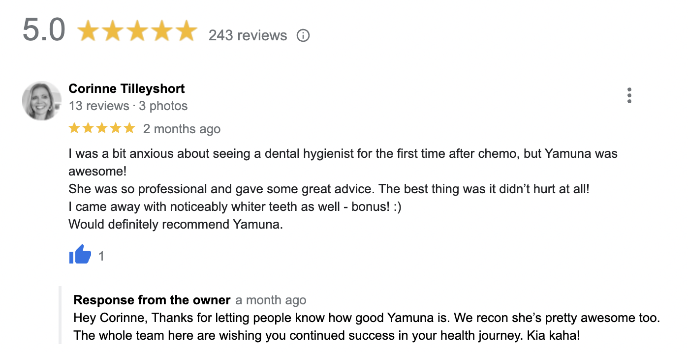 yamuna google review